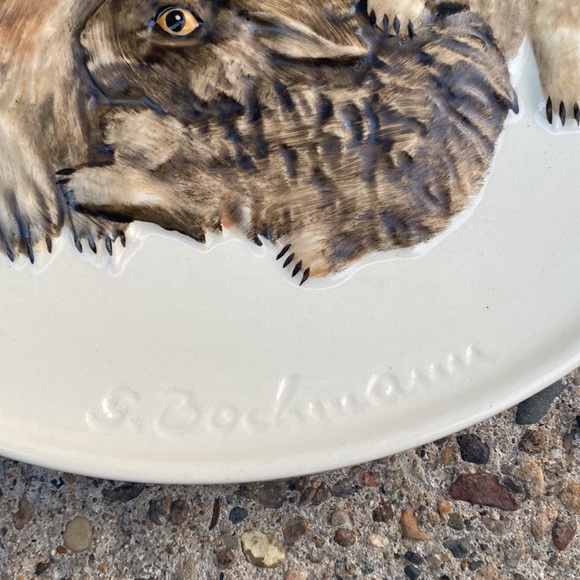 Vintage 1975 Mothers Series Rabbit Plate - Picture 2 of 6